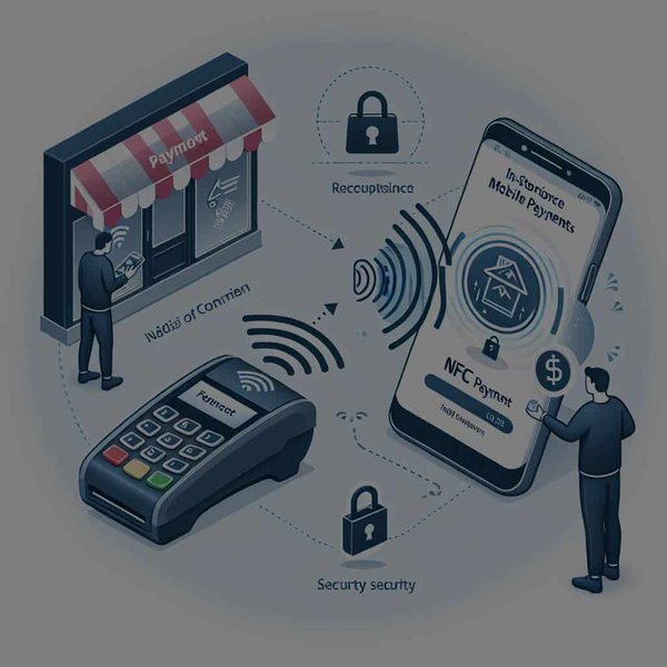 Comment la technologie NFC est-elle utilisée pour améliorer les paiements mobiles en magasin ?