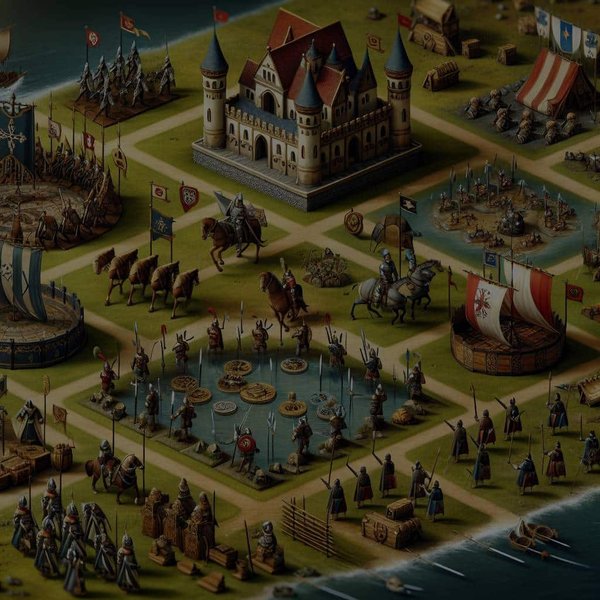 Quelles tactiques utiliser pour gagner dans un jeu de stratégie tour par tour inspiré de l'histoire médiévale?